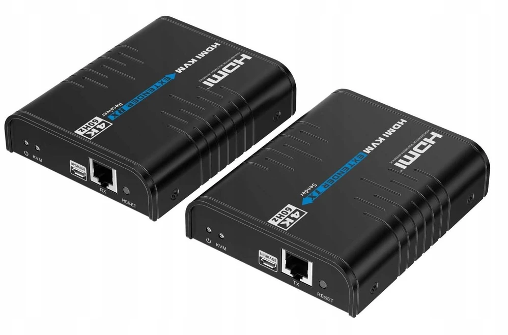 AV signalo perdavimo sistema „PremiumCord PREMIUMCORD HDMI“ prailginimo kabelis 120 m 4K@60Hz per IP juodas