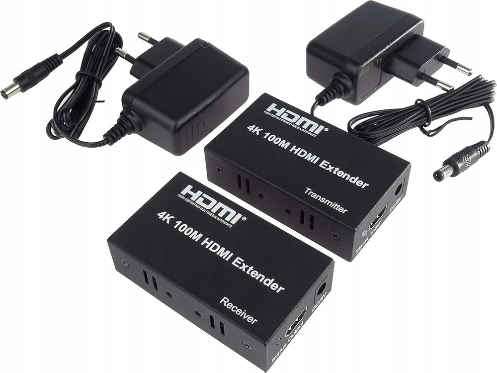 PremiumCord 4K HDMI ilgintuvas iki 100 m per vieną Cat5e/Cat6 kabelį