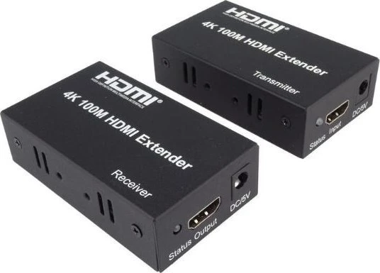 PremiumCord 4K HDMI ilgintuvas iki 100 m per vieną Cat5e/Cat6 kabelį