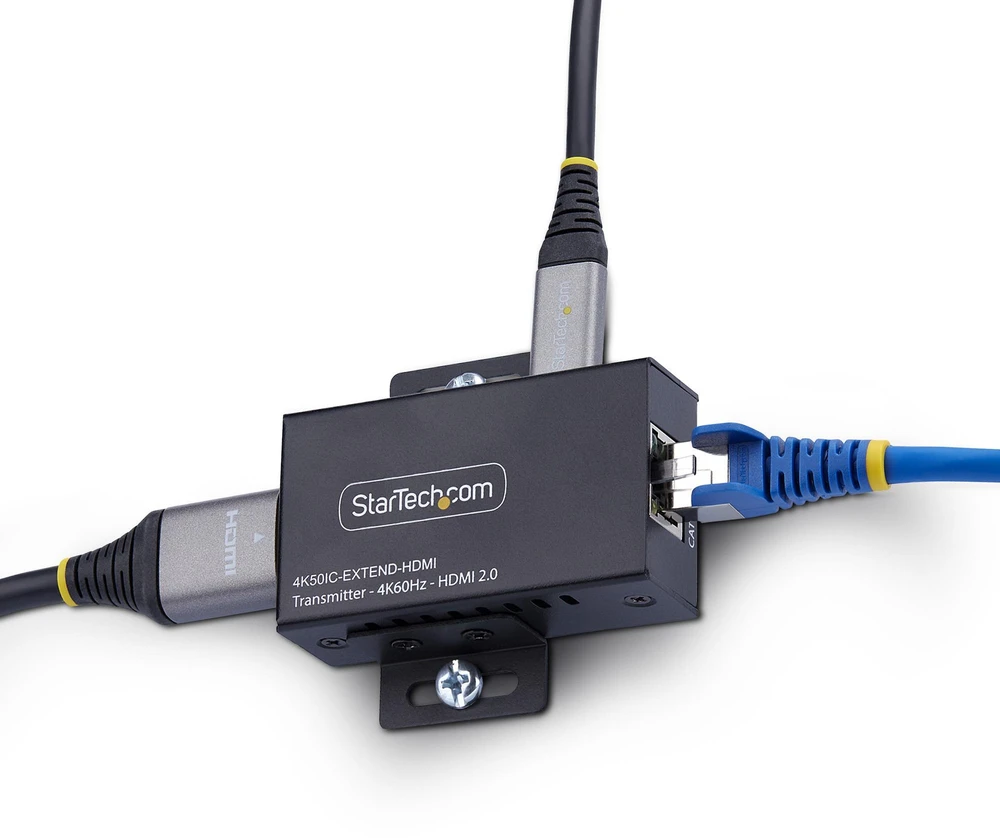 StarTech 4K50IC-EXTEND-HDMI AV Extender AV siųstuvas ir imtuvas Juodas