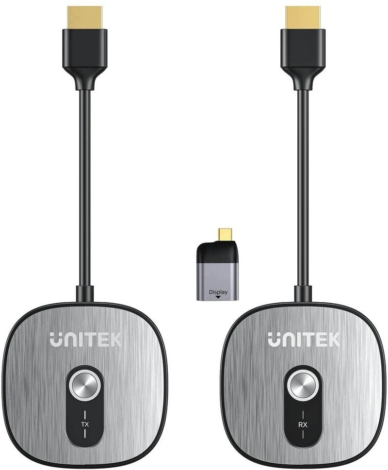 UNITEK WIRELESS TRANSMITTER HDMI 4K & RECEIVER KIT