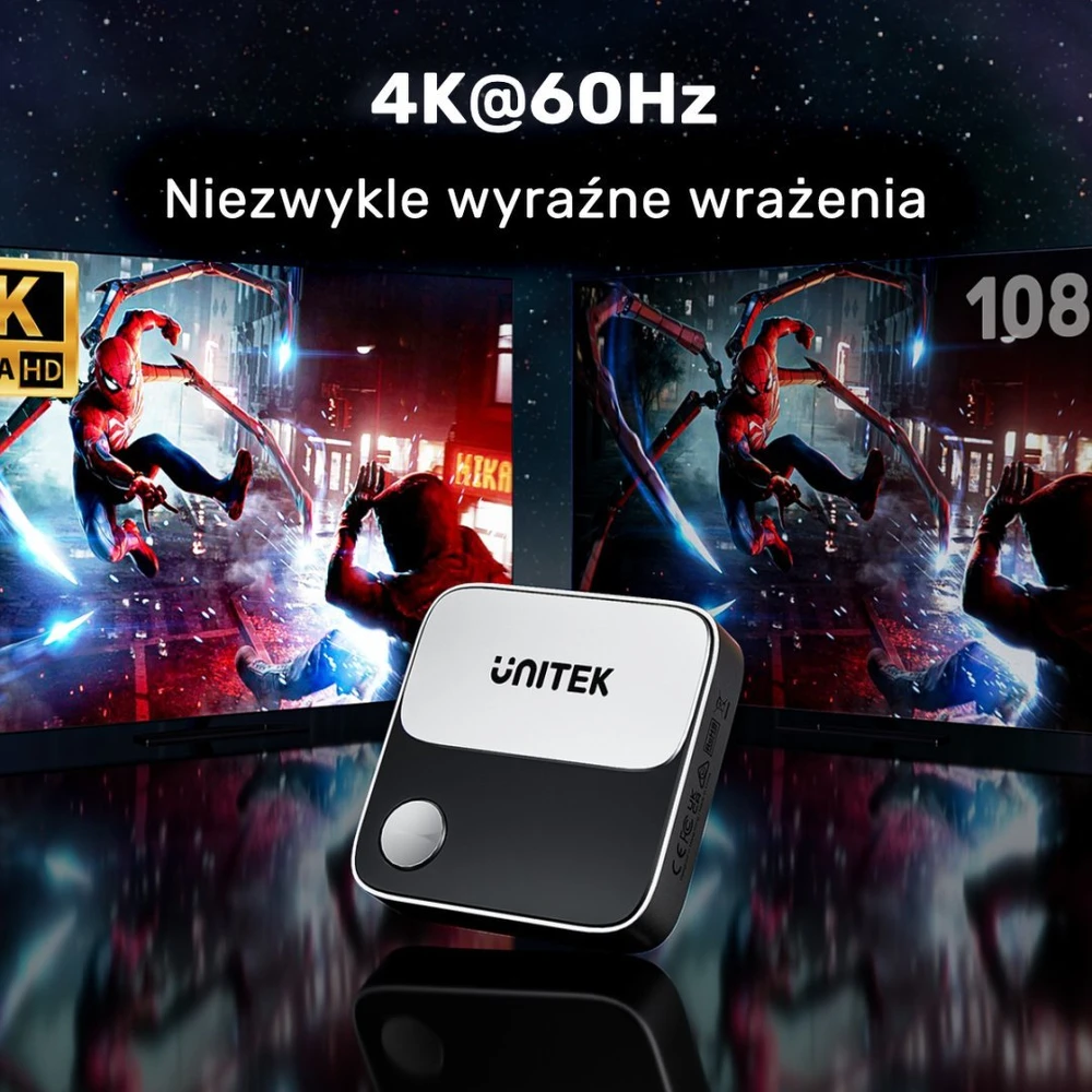 Unitek Wireless HDMI 4K 60Hz siųstuvas, diapazonas iki 8m