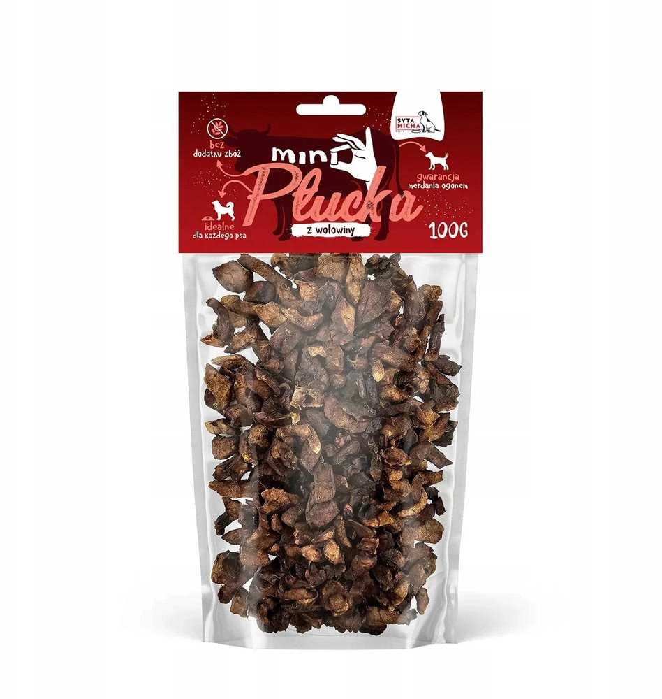 SYTA MICHA Mini beef lungs - dog treat - 100g