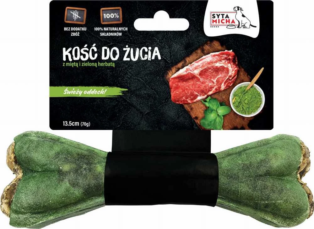 Šunų skanėstai - SYTA MICHA Gaivus Kvapas Kramtomasis Kaulas 13,5 cm
