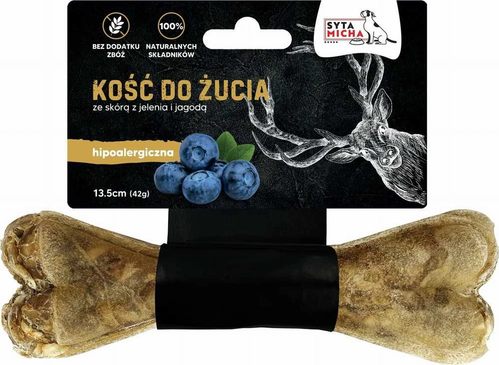 SYTA MICHA Elnio oda ir uogų kaulas - skanėstas šuniui - 13,5 cm