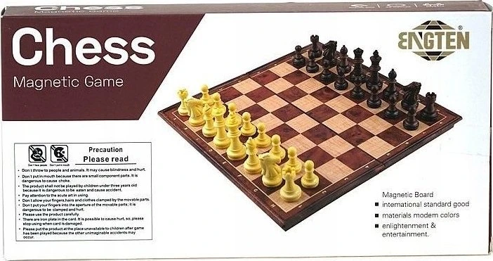 Wk Zabawki Wk Toys šachmatai 3in1 magnetiniai plastikiniai 31,5x31,5 cm WKGRA-7 17905