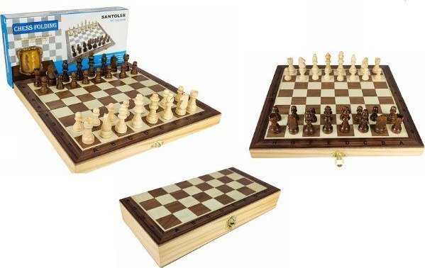 Carruzzo Szachy drewn magn Premium 29,5×29,5 WKGRA-13 18049
