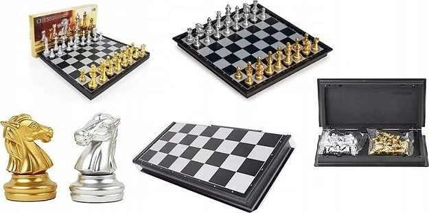 Wk Zabawki Wk Toys magnetiniai turnyriniai šachmatai 31,5x31,5 WKGRA-11 18025