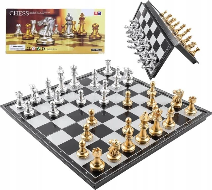 Wk Zabawki Wk Toys magnetiniai turnyriniai šachmatai 31,5x31,5 WKGRA-11 18025