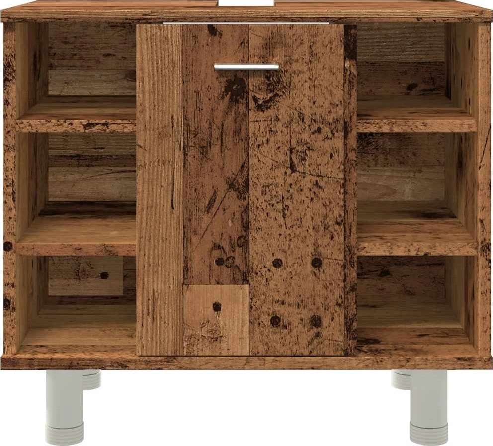 Vonios spintelė Old Wood 60x32x53,5 cm Engineered Wood