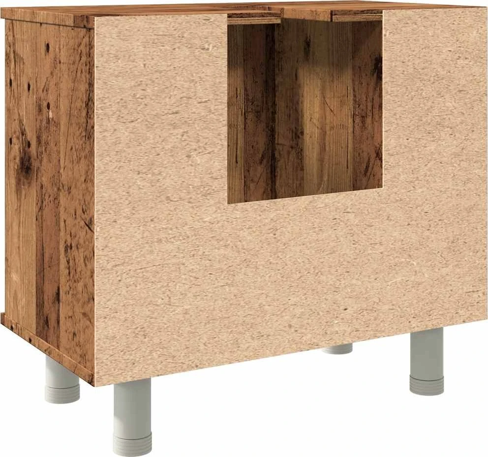 Vonios spintelė Old Wood 60x32x53,5 cm Engineered Wood