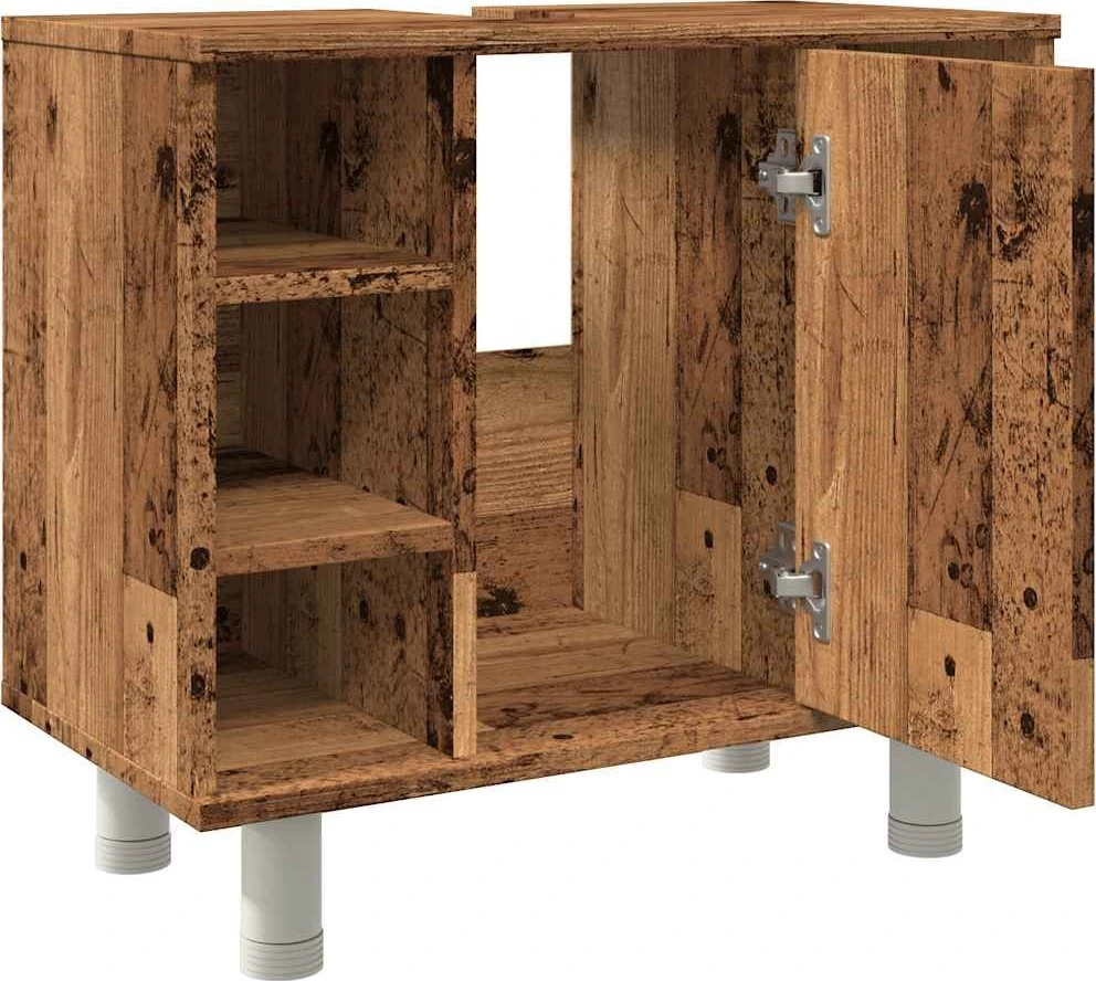 Vonios spintelė Old Wood 60x32x53,5 cm Engineered Wood