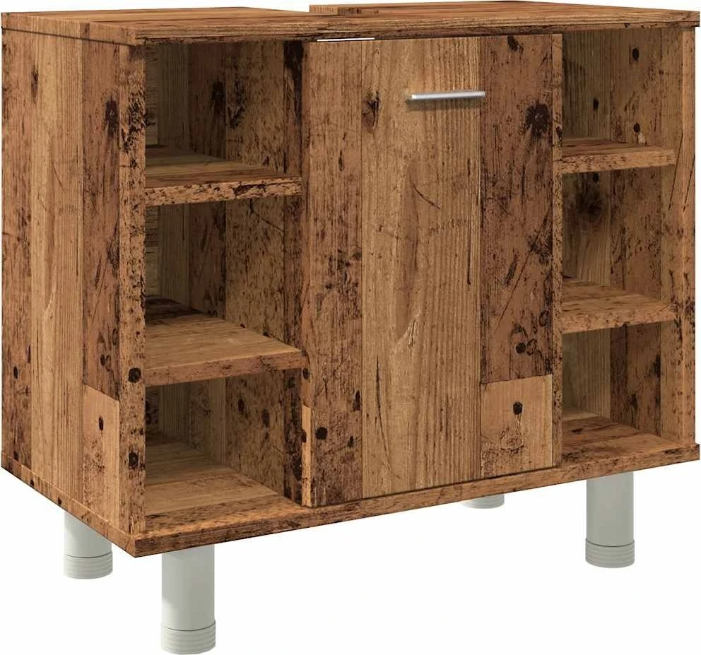 Vonios spintelė Old Wood 60x32x53,5 cm Engineered Wood