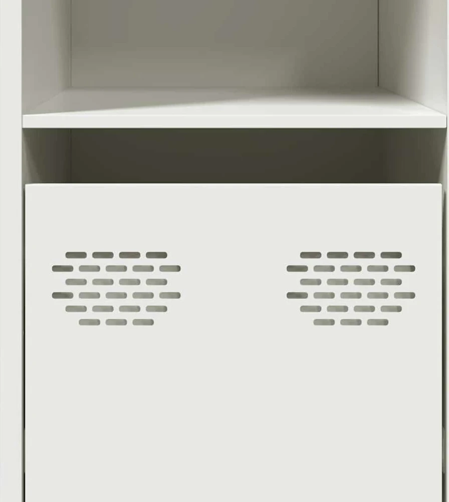 Šoninė spintelė, balta, 135x39x73,5cm, plienas