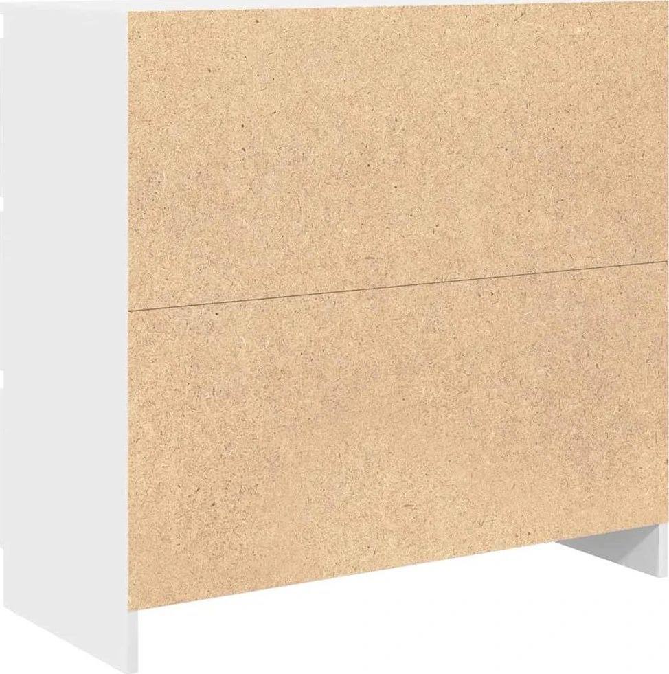 Šoninė spintelė, baltos spalvos, 80x35x76 cm, apdirbta mediena