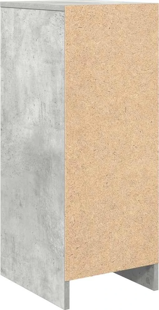 Spintelė batams, betono pilka, 29,5x34x76 cm, apdirbta mediena