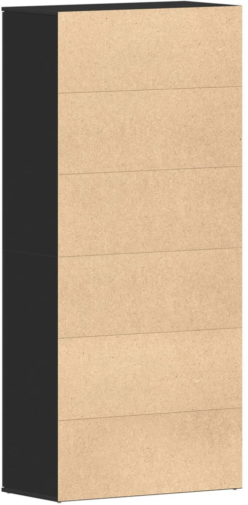 Batu skrynia 80 x 39 x 178 cm Apdirbta mediena Juoda