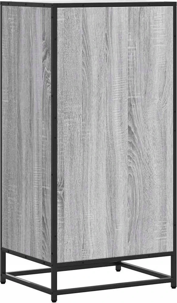 batų lentyna pilka Sonoma 48x38x97,5 cm inžinierinė mediena