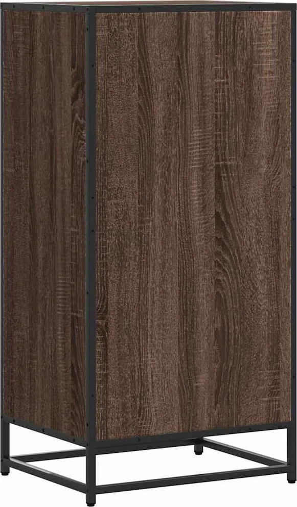 Batų lentyna Rudas ąžuolas 48x38x97,5 cm Inžinerinė mediena