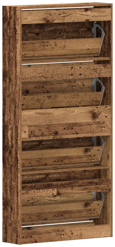 Batu skrynia 80 x 21 x 163,5 cm Apdirbta mediena Senas medis