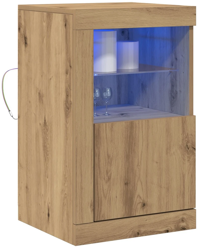 LED Bufetas 41 x 37 x 67 cm Apdirbta mediena Amatininkų ąžuolas