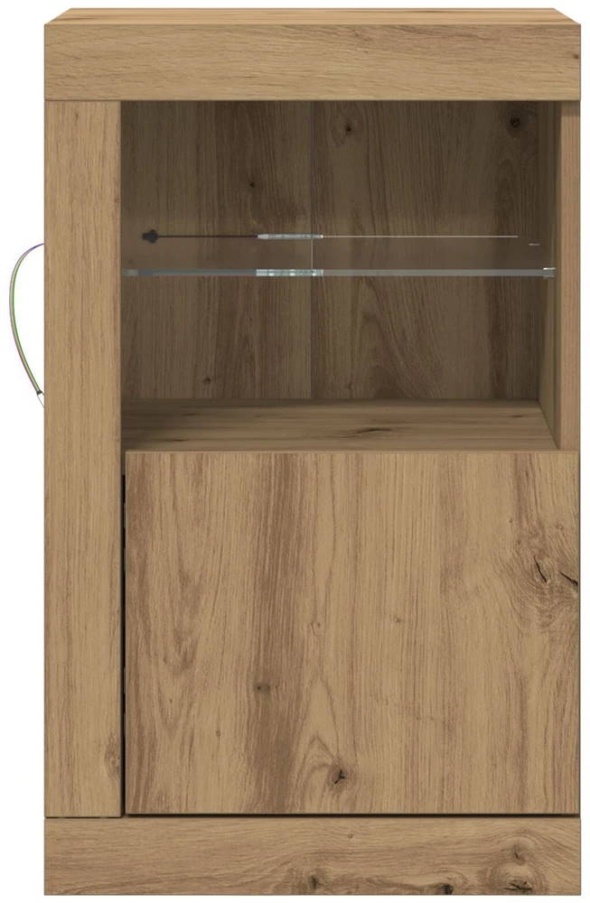 LED Bufetas 41 x 37 x 67 cm Apdirbta mediena Amatininkų ąžuolas