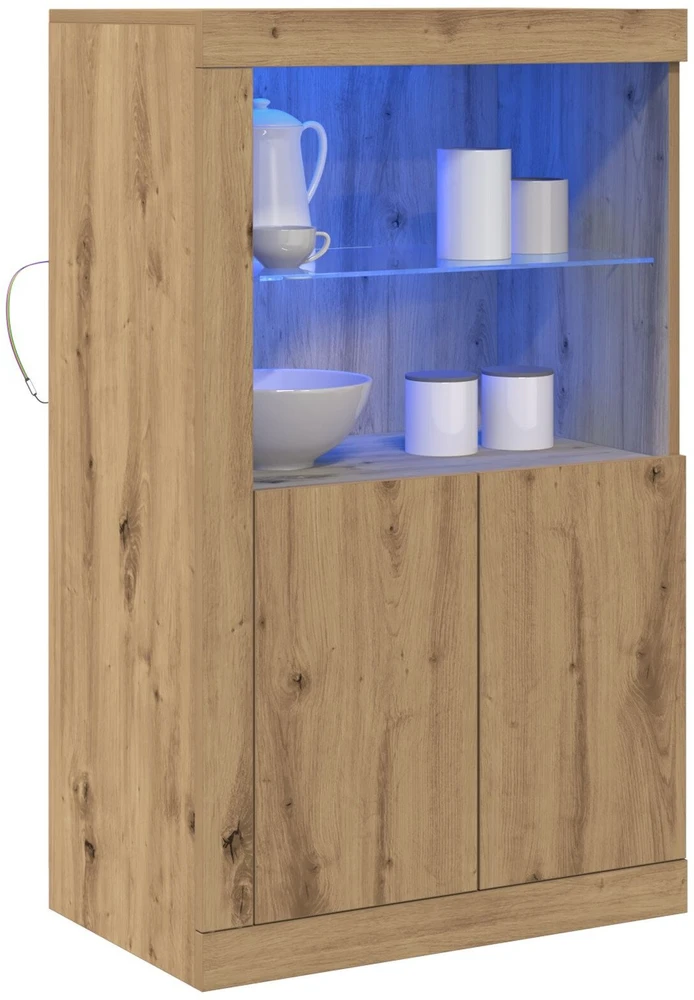 LED Bufetas 60,5 x 37 x 100 cm Apdirbta mediena