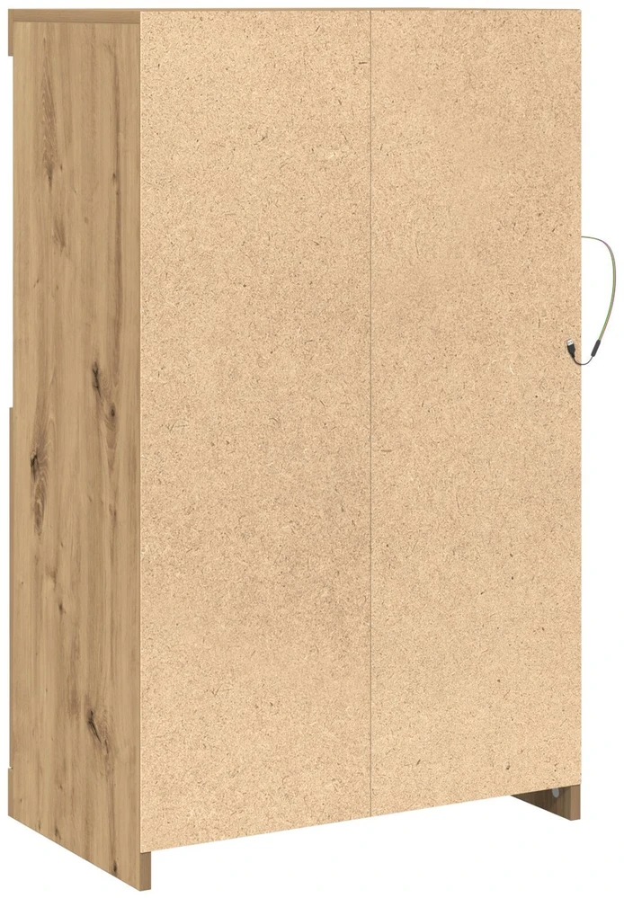 LED Bufetas 60,5 x 37 x 100 cm Apdirbta mediena