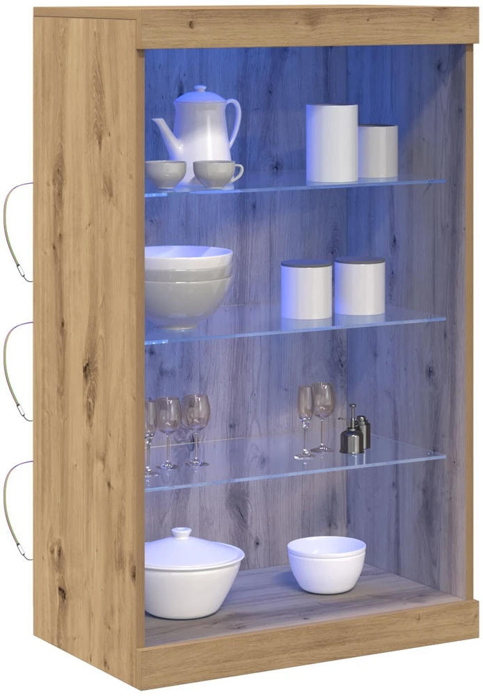 LED Bufetas Amatininkų ąžuolas 60,5 x 37 x 100 cm
