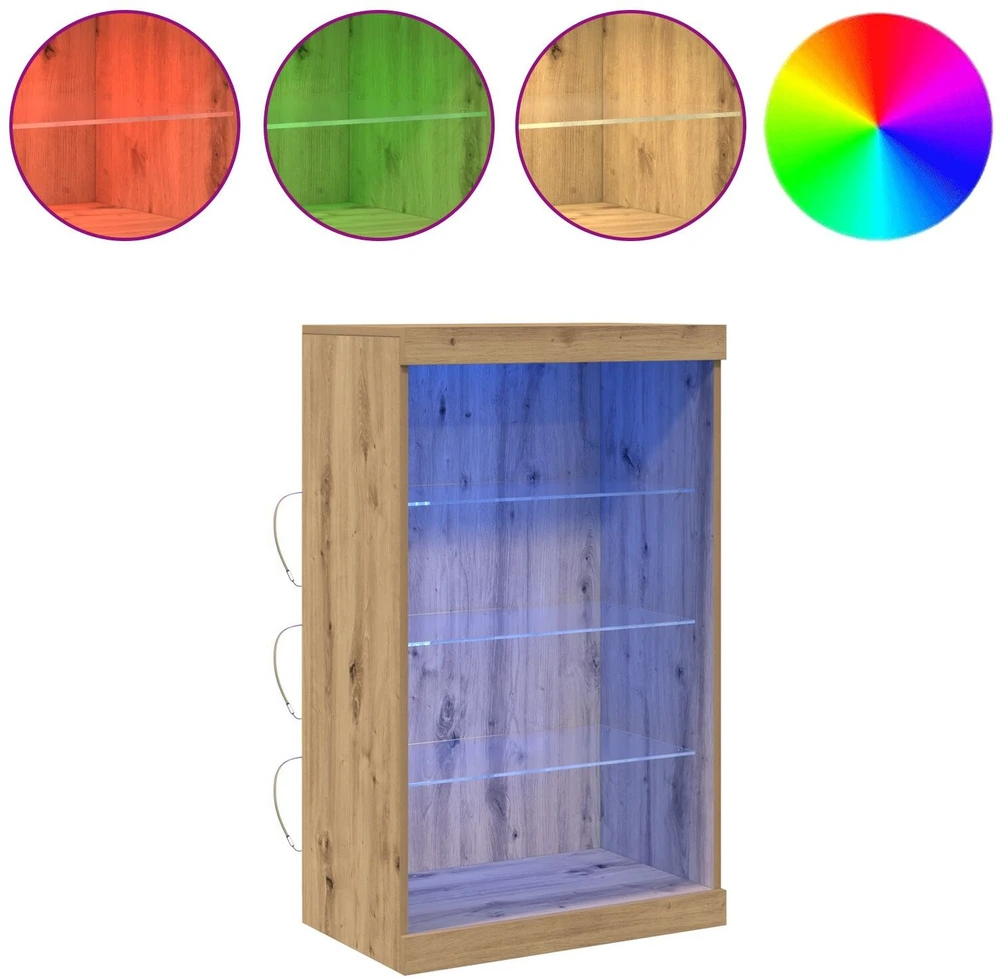 LED Bufetas Amatininkų ąžuolas 60,5 x 37 x 100 cm