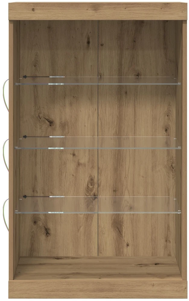 LED Bufetas Amatininkų ąžuolas 60,5 x 37 x 100 cm