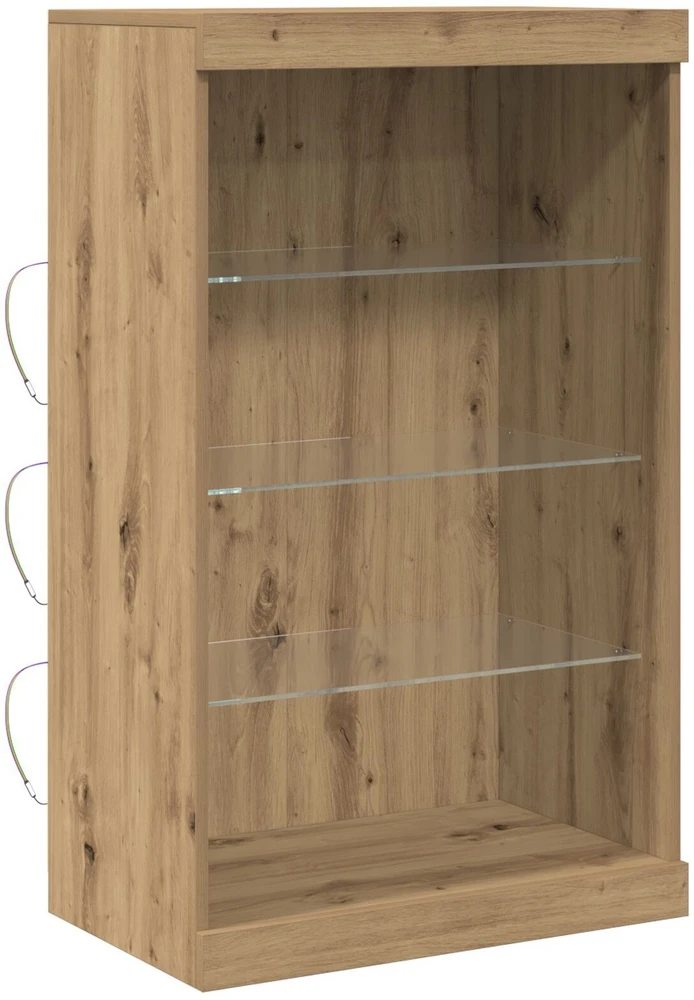 LED Bufetas Amatininkų ąžuolas 60,5 x 37 x 100 cm