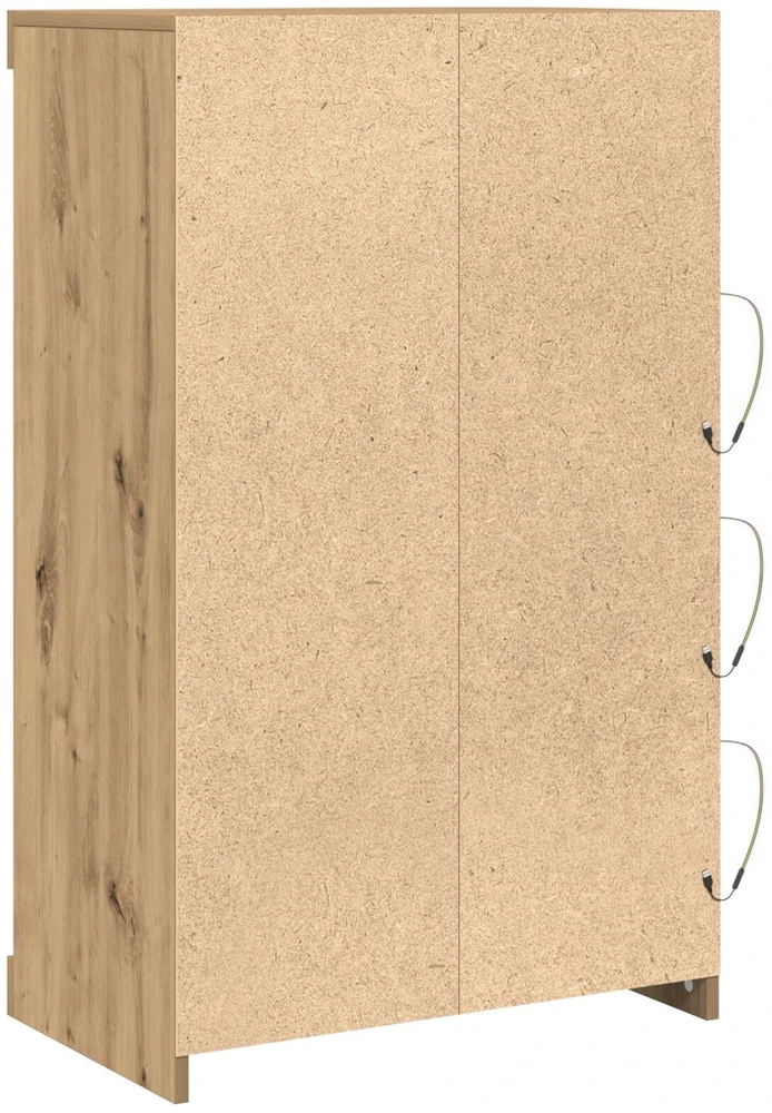 LED Bufetas Amatininkų ąžuolas 60,5 x 37 x 100 cm