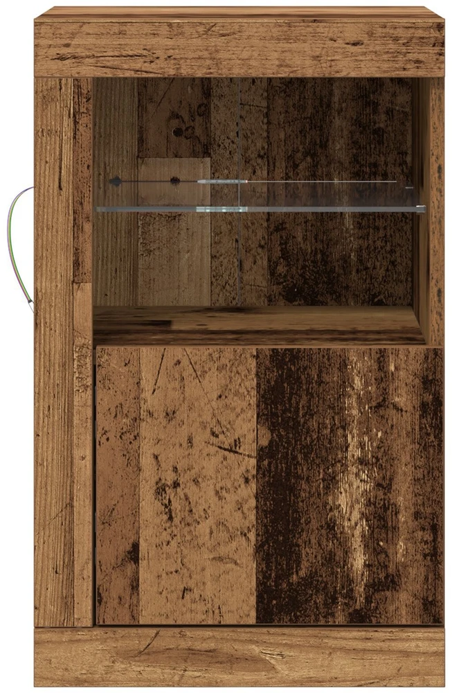 LED Bufetas 41 x 37 x 67 cm Apdirbta mediena Senas medis