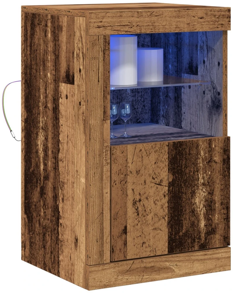 LED Bufetas 41 x 37 x 67 cm Apdirbta mediena Senas medis