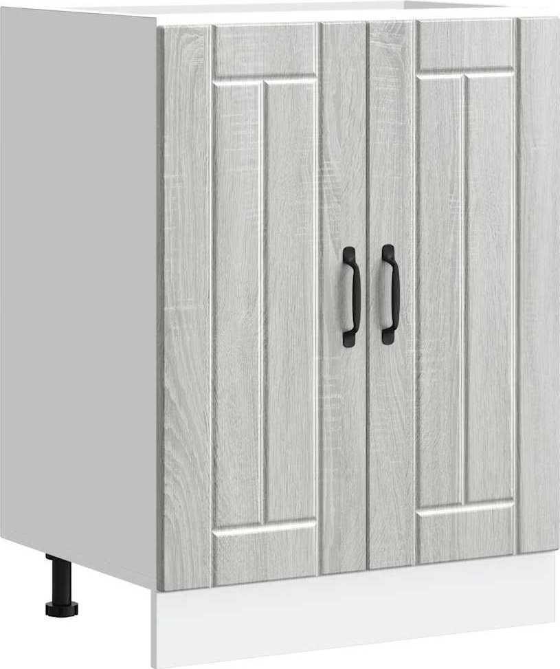 kriauklės pagrindo spintelė Lucca Pilka Sonoma Engineered Wood