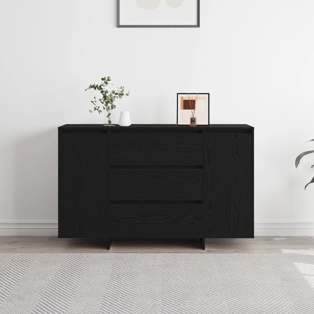 Kabalas Juodas ąžuolas 120 x 41 x 75 cm Apdirbta mediena