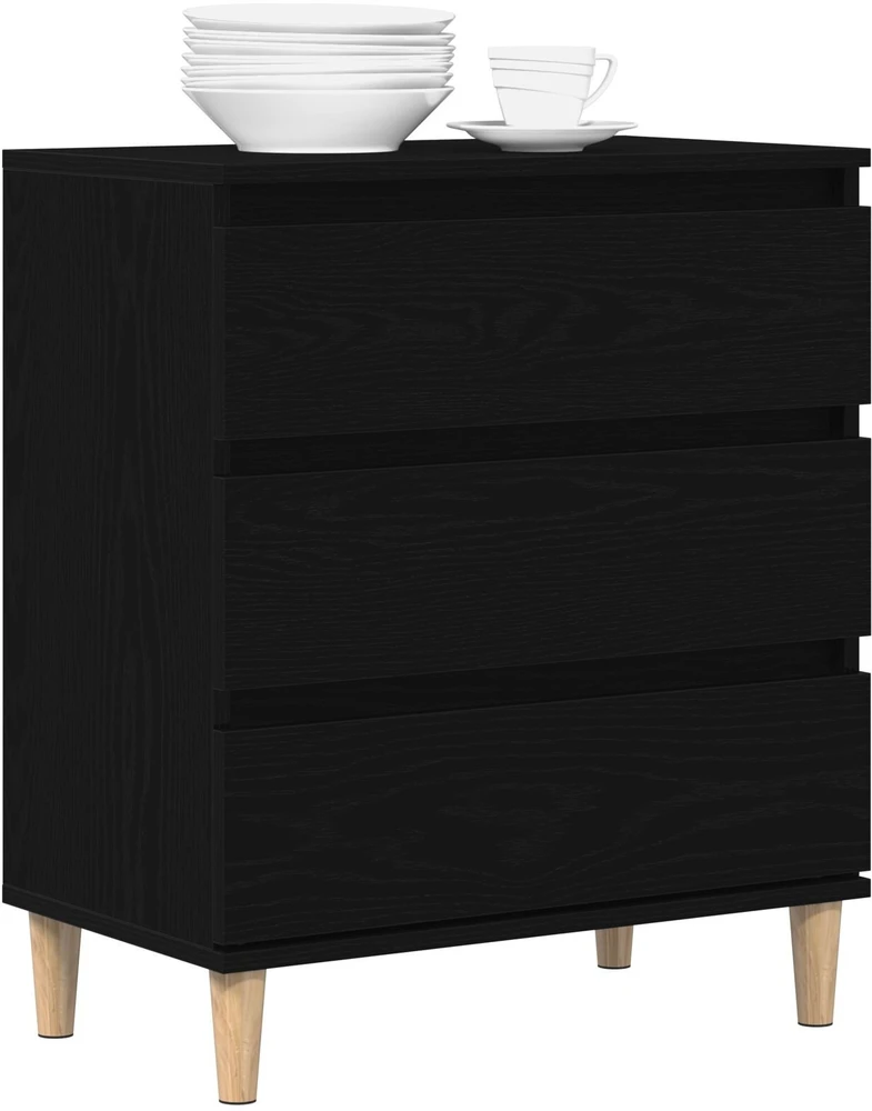 Kabalas Juodas ąžuolas 60 x 35 x 70 cm Apdirbta mediena