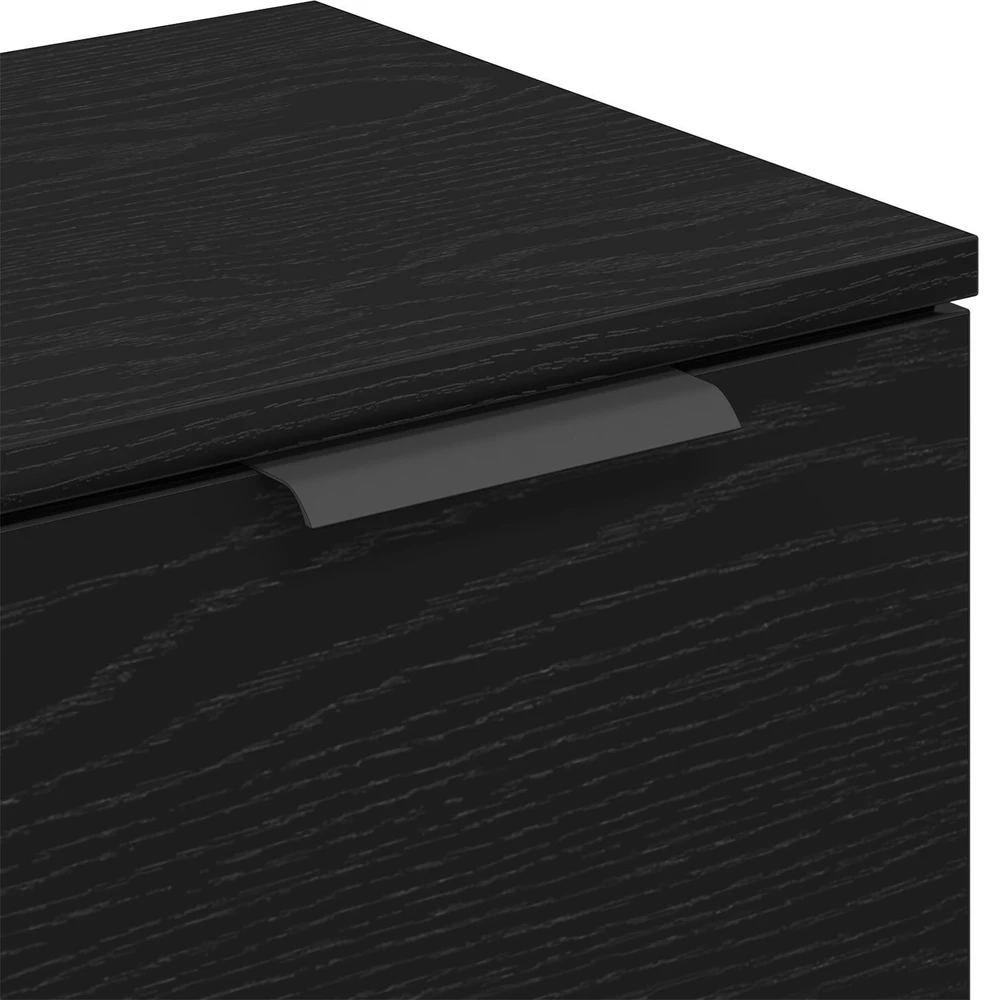 Kabalas Juodas ąžuolas 60 x 30 x 70 cm Apdirbta mediena