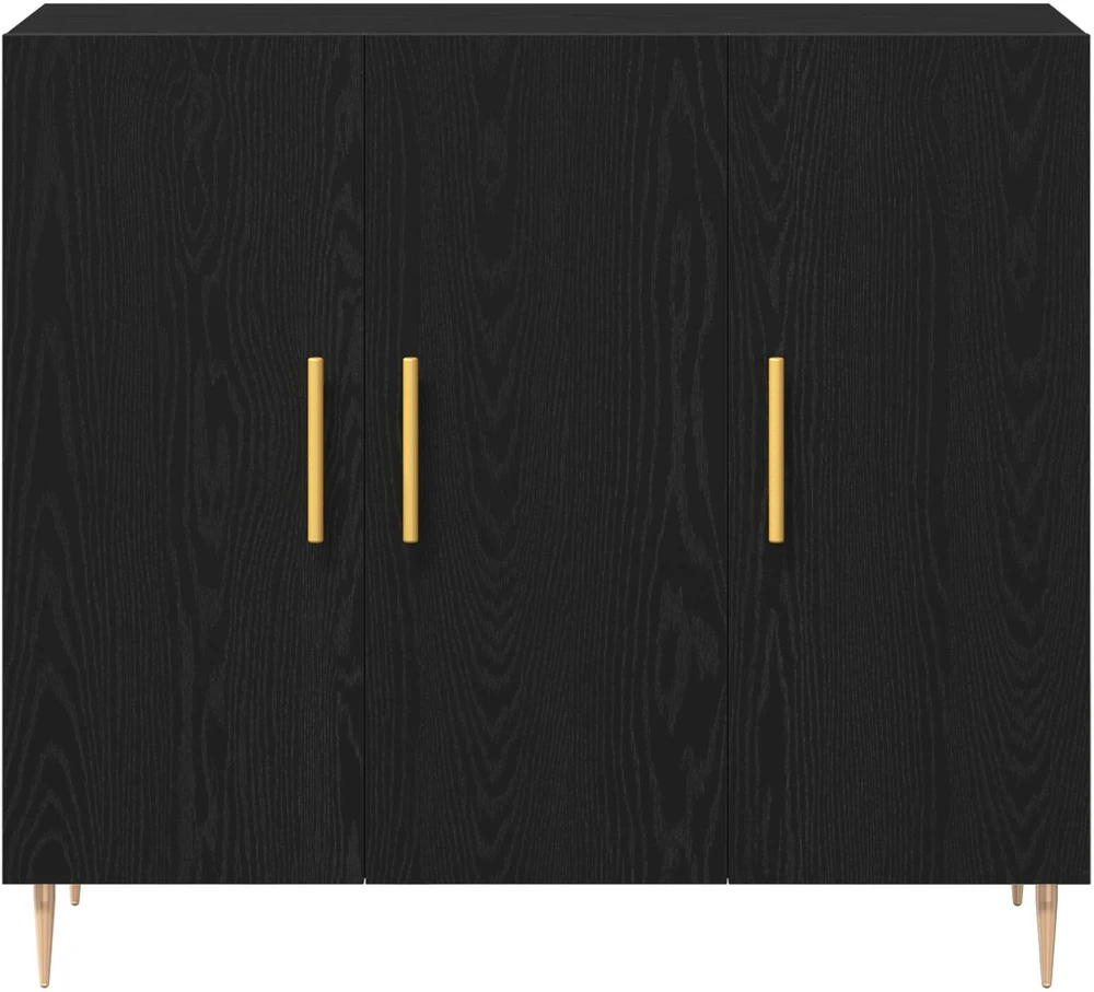 Kabalas Juodas ąžuolas 90 x 34 x 80 cm Apdirbta mediena