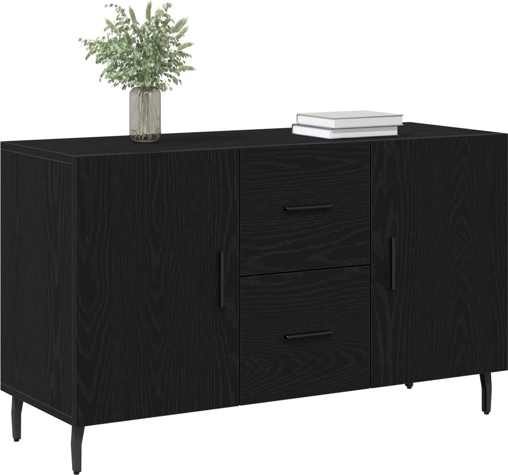 Kabalas Juodas ąžuolas 100 x 36 x 60 cm Apdirbta mediena