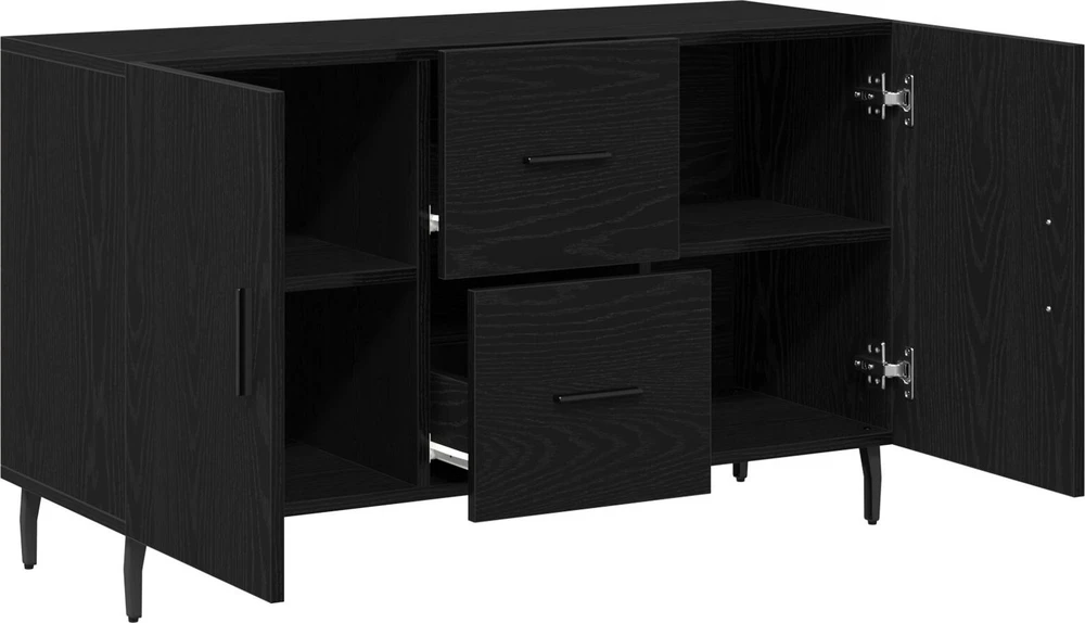 Kabalas Juodas ąžuolas 100 x 36 x 60 cm Apdirbta mediena