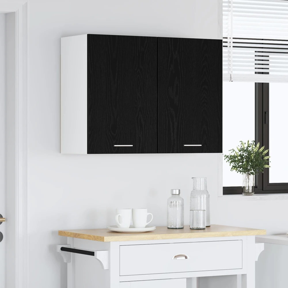 Pakabinama spintelė Lyon Juodas ąžuolas 80 x 31 x 60 cm