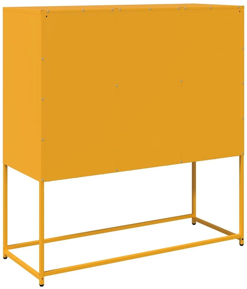 Šoninė spintelė, garstyčių, 100,5x39x107cm, plienas