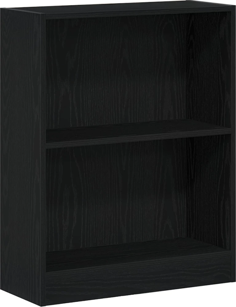 Knygų spinta 60 x 24 x 76 cm Apdirbta mediena Juodas ąžuolas
