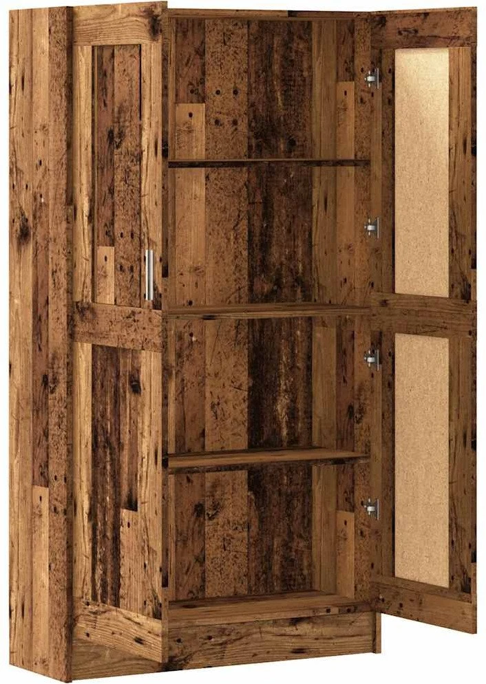 Spintelė knygoms, medienos, 82,5x30,5x150cm, apdirbta mediena
