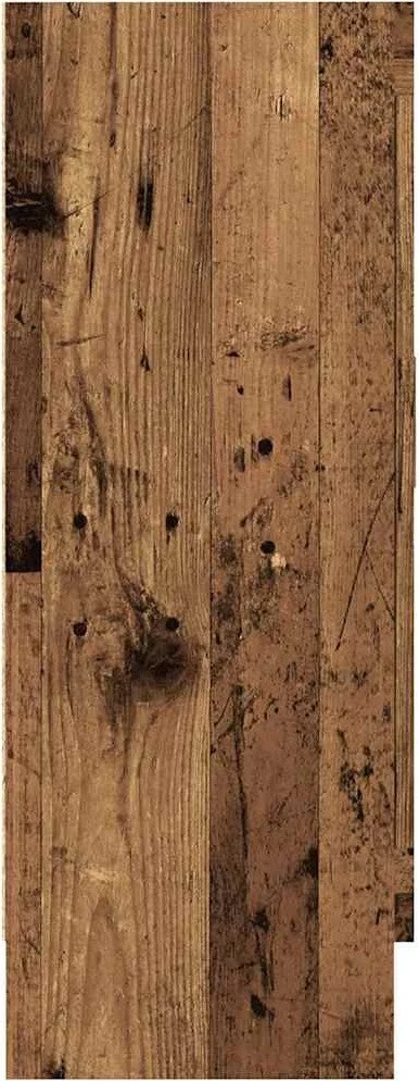 Spintelė knygoms, sendintos medienos, 82,5x30,5x80cm, MDP