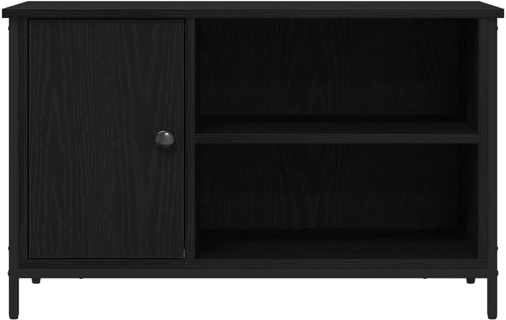 TV staliukas Televizoriaus spintelė 80 x 40 x 50 cm juoda ąžuolo