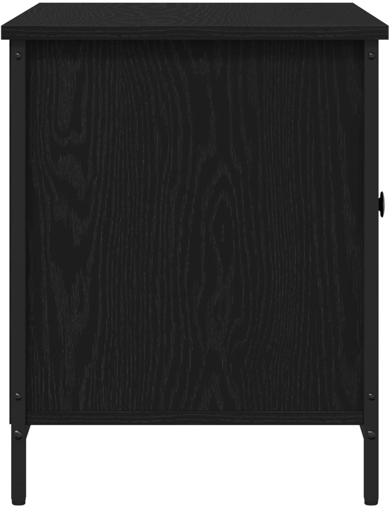 TV staliukas Televizoriaus spintelė 80 x 40 x 50 cm juoda ąžuolo