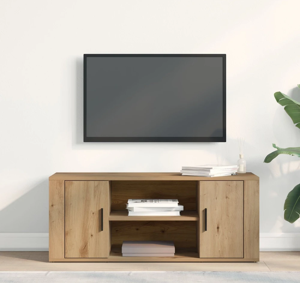 TV staliukas Televizoriaus spintelė 100 x 35 x 40 cm artisano ąžuolo